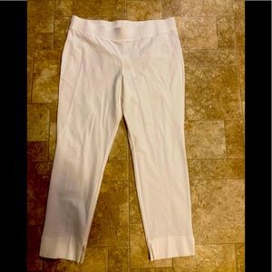 Eileen Fisher washable stretch slim cropped pants